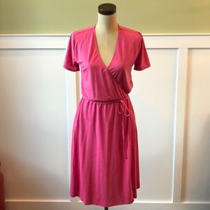 NWT Lolë Tessa Faux Wrap Dress